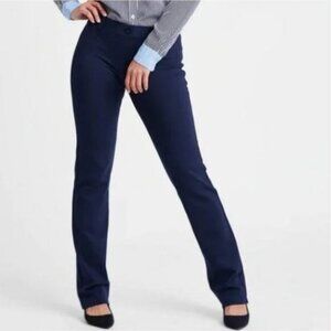 BetaBrand | Straight-Leg Classic Dress Pant Yoga Pants Navy